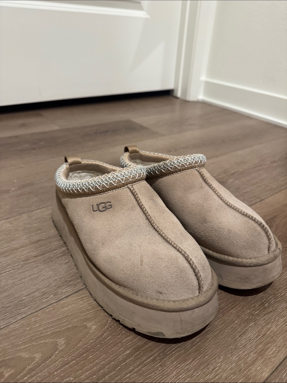 UGG women tasman platform mules - sand - Picture 3 of 4